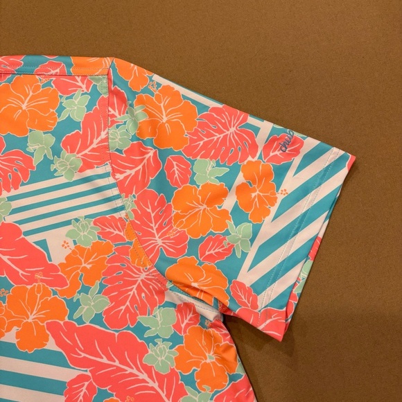 Chubbies The Inspiration Performance Short Sleeve Golf Polo Size Large - Picture 3 of 11